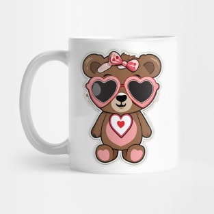 Heartwarming Bear: Valentine's Day Sunnies Edition Mug